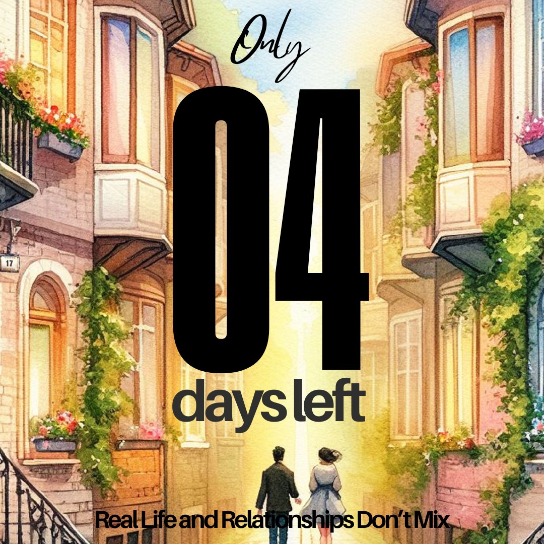 Only 4 days left until Real Life and Relationships Don't Mix comes out!

Pre-order your copy now: zurl.co/Zfb3

Follow me on Facebook: zurl.co/eMa1

#reallifeandrelationshipsdontmix #relationships #healthyrelationships #livingaparttogether