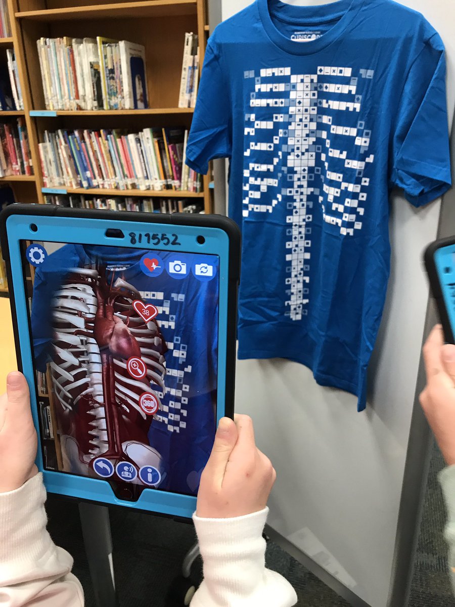 PAES students learn all about the heart with the Curiscope’s Virtual-Tee during Heart Day.