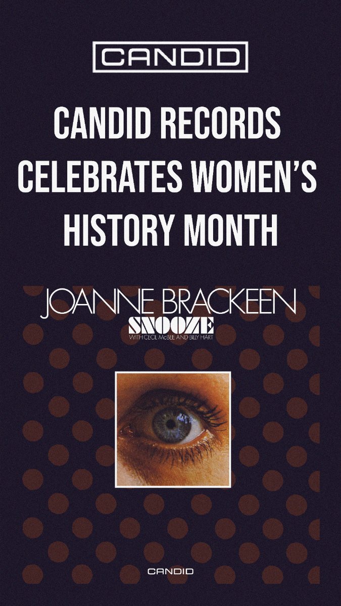 Candidrecords's tweet photo. Shift The Narrative: Candid is proud to celebrate women's history month this month and every month. Today we're putting the 
spotlight on American pianist and composer Joanne Brackeen. https://t.co/5h2fknkW6b