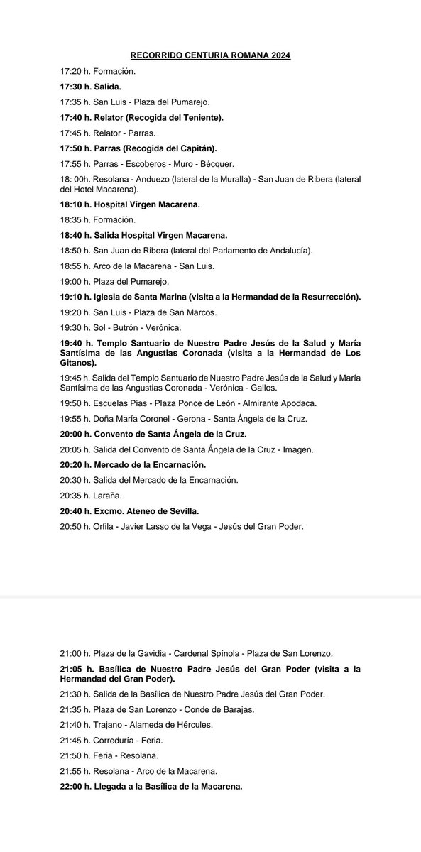 Hdad_Macarena's tweet photo. Ante las previsiones meteorológicas de esta tarde de Jueves Santo, el recorrido de los armaos sufre modificaciones y adelanta su salida.

Este es el nuevo horario
👇 https://t.co/3Jo5aXcbXa