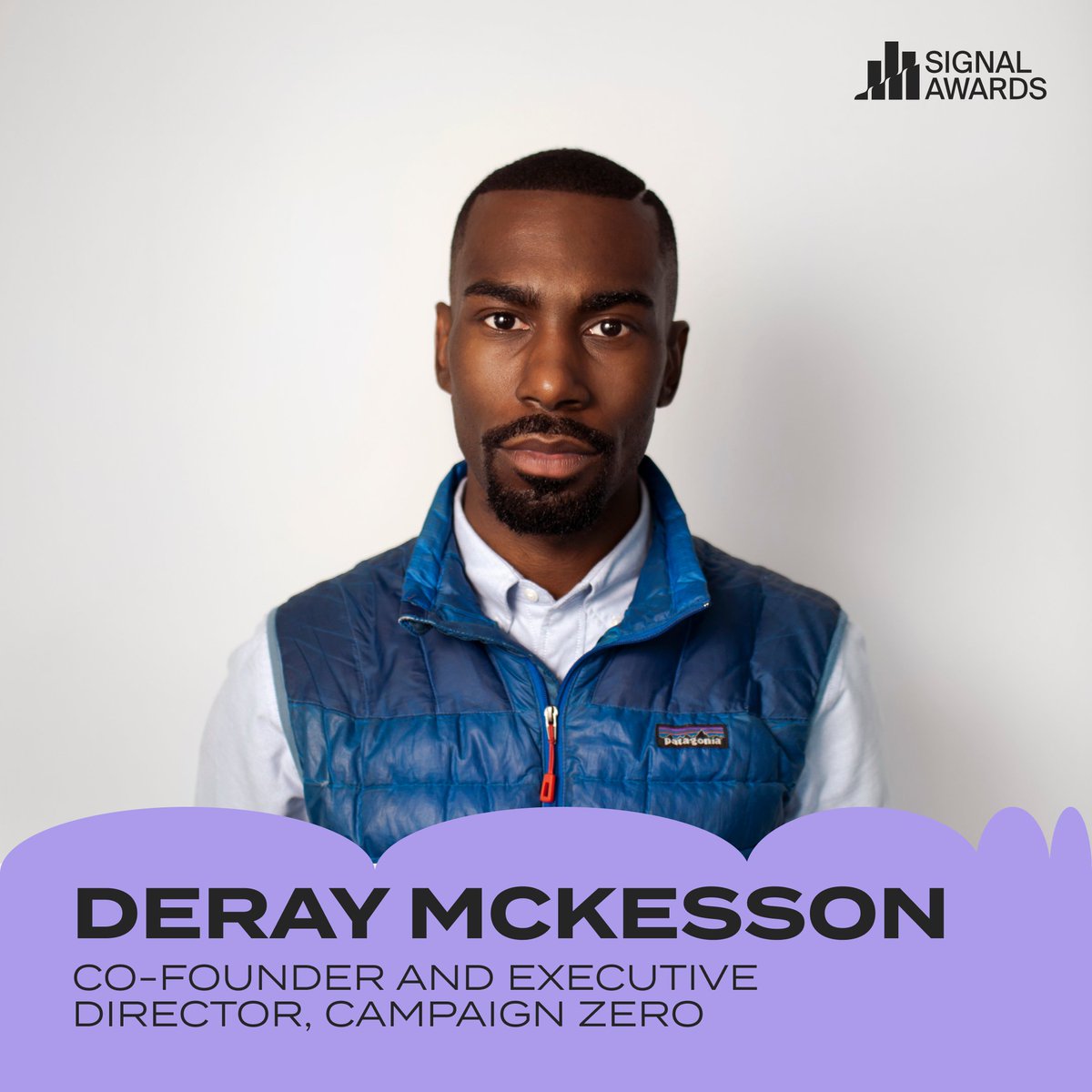 Join us in spotlighting @deray, Co-Founder and Executive Director of @CampaignZero, activist, organizer, and a Signal Awards judge! 🎧 Learn more about our incredible judges at signalaward.com and enter your podcasts before our Early Entry Deadline on May 10th!