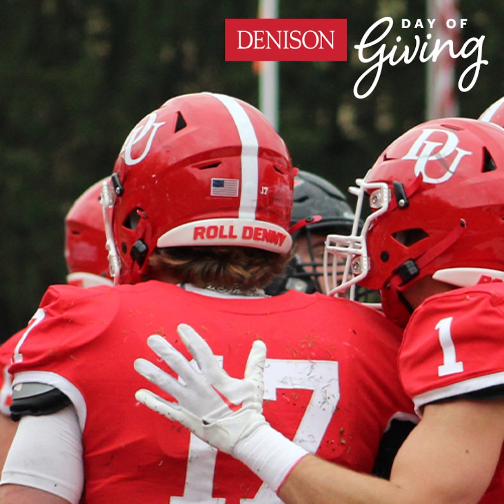 Attention Big Red Football fans❗️ 🏈  Today is Denison’s annual Day of Giving! Please consider making a gift and taking advantage of this opportunity. Your gift will directly support the football program. You can make your gift at giving.denison.edu/campaigns/foot…. Go Big Red!