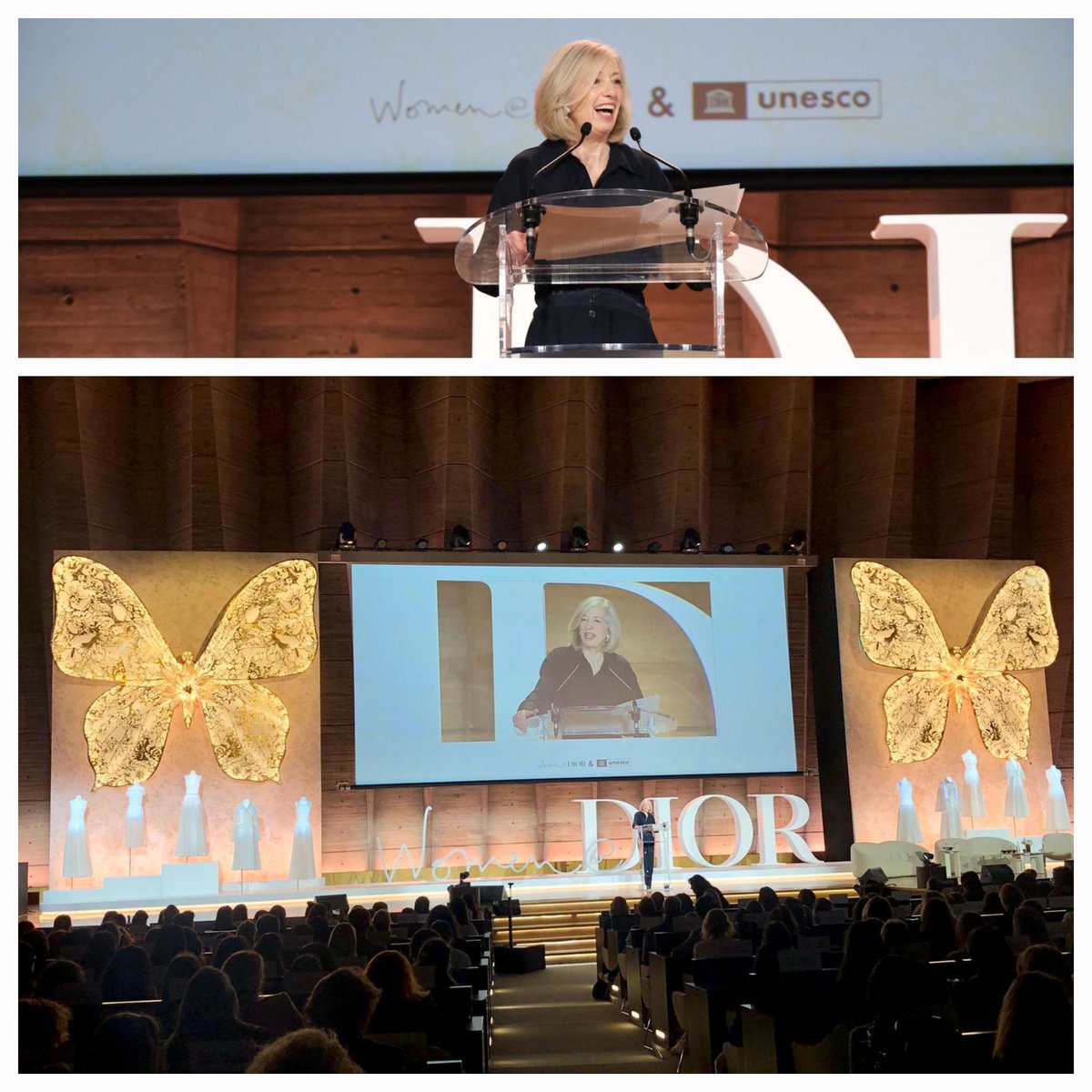 Honoured to open the @UNESCO & Women@Dior Global Conference, celebrating #GenderEquality in & through #education. Through our partnership with @Dior, we have coached thousands of talented young women to create ambitious social entrepreneurship & community projects.