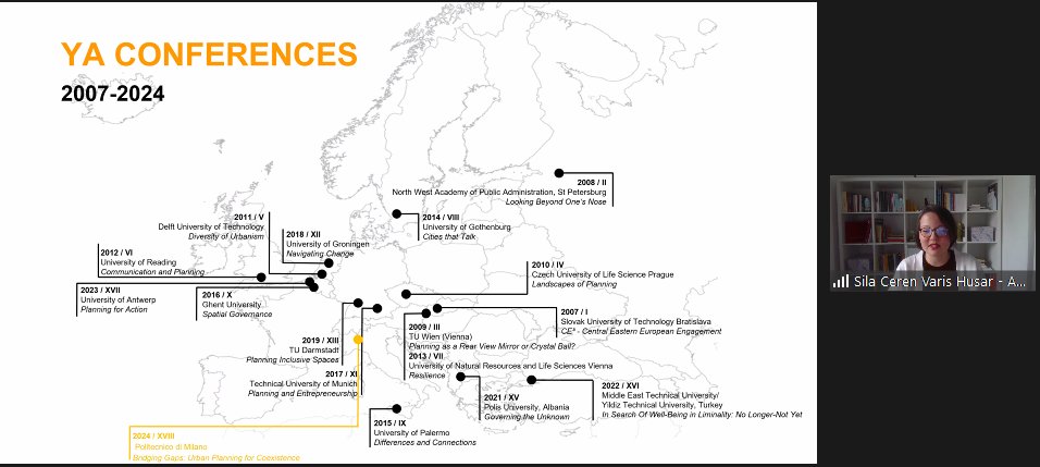 💫 <a href="/SilaCerenVH/">Sila Ceren Varis Husar</a> getting the 2nd #RSAWebinar underway in the <a href="/aesopYA/">AESOP Young Academics</a> collaboration.

Starting with an introduction into the <a href="/aesopYA/">AESOP Young Academics</a> network.

aesop-youngacademics.net

#ProfessionalDevelopment #PhD #ECR

😊