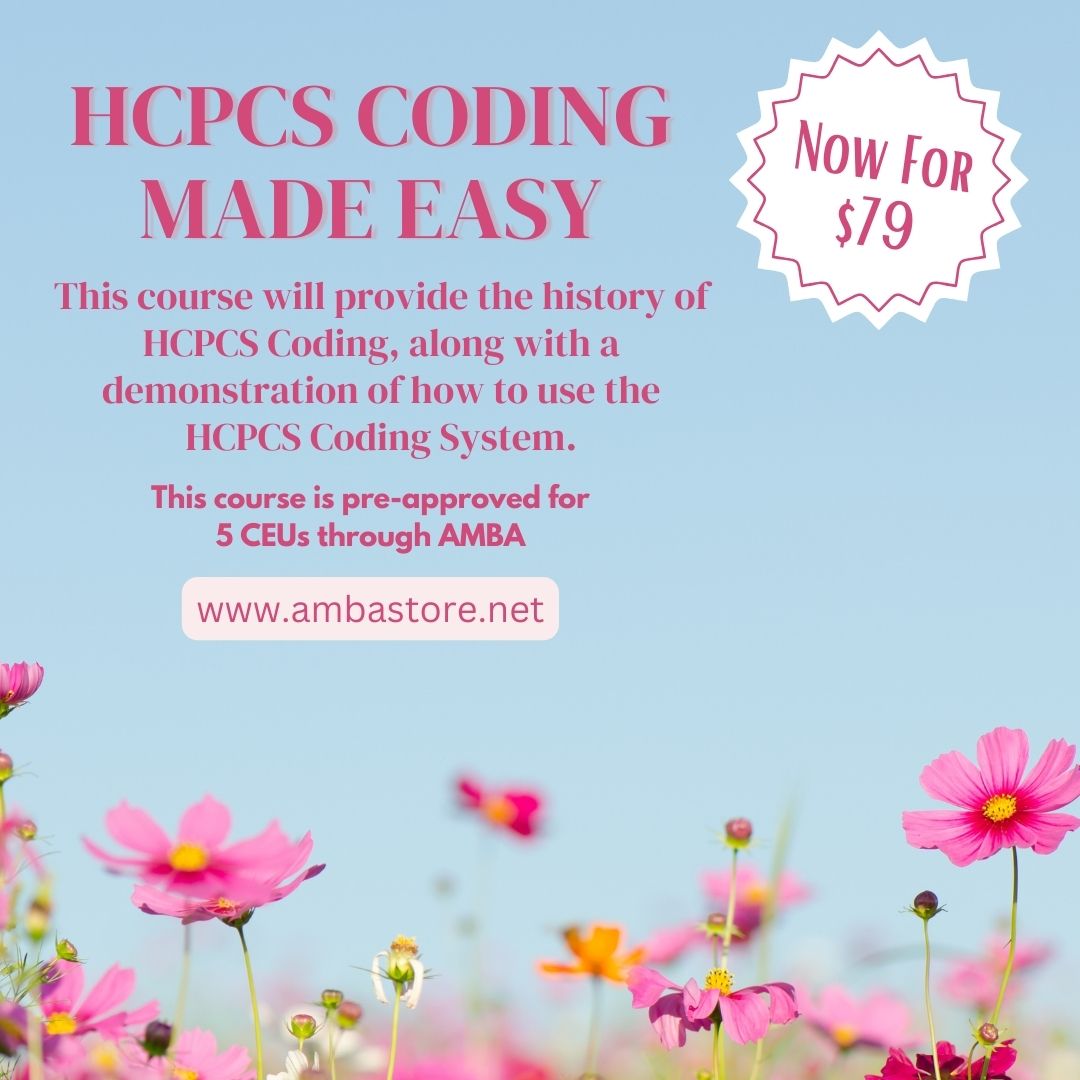 AMBAnet's tweet image. 💖✨ Don't miss out on our special $20 discount for TODAY ONLY on our HCPCS coding Course! ✨💻
🚀 Enroll Now: zurl.co/rpy8  
🌐 FOR ONLY $79
#HCPCSCoding #CodingSkills #MedicalBilling #CareerGrowth #MedicalBillersDay 💖🎉