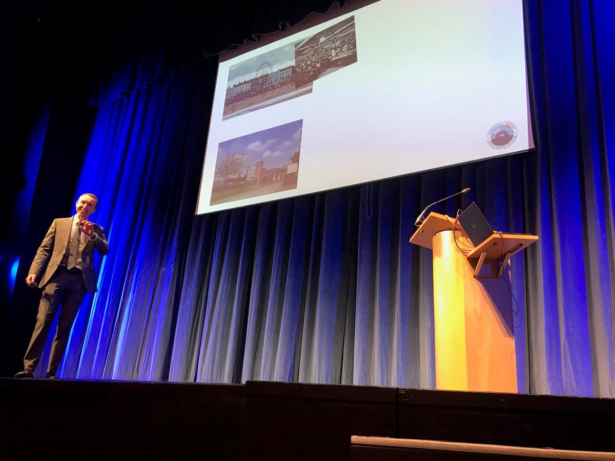 DrDanNicholls's tweet photo. A real privilege to talk to an amazing group of educators at the DSAT conference with Chris Barratt from @SummerhillAcad1 Applying equity to close gaps and enable children to step forward and thrive in their future. #braver #fiercer #optimistically @Cabotfederation https://t.co/0A6gnKVNjF