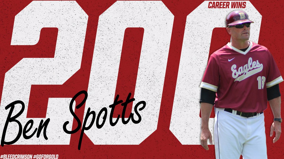 𝑪𝒐𝒏𝒈𝒓𝒂𝒕𝒖𝒍𝒂𝒕𝒊𝒐𝒏𝒔 𝑪𝒐𝒂𝒄𝒉 𝑺𝒑𝒐𝒕𝒕𝒔!

<a href="/BwaterBaseball/">Bridgewater Baseball</a>'s Head Coach Ben Spotts exceeds 200 career wins with a win over Washington and Lee on Tuesday. #BleedCrimson #GoForGold #d3baseball

🔗 tinyurl.com/29mvsgge