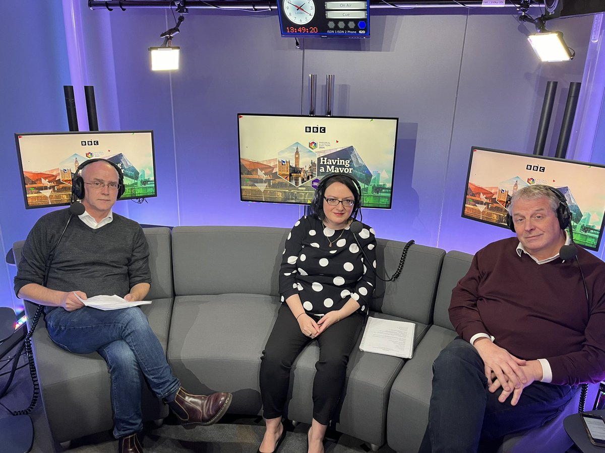 We’ve just finished recording “Having A Mayor”… episode coming soon 👍 with me, @BBCTimDonovan & @karlmercer We talk launches we were and weren’t invited to, a rather odd campaign video and more tails from the campaign trail🗳️ #LondonMayor2024