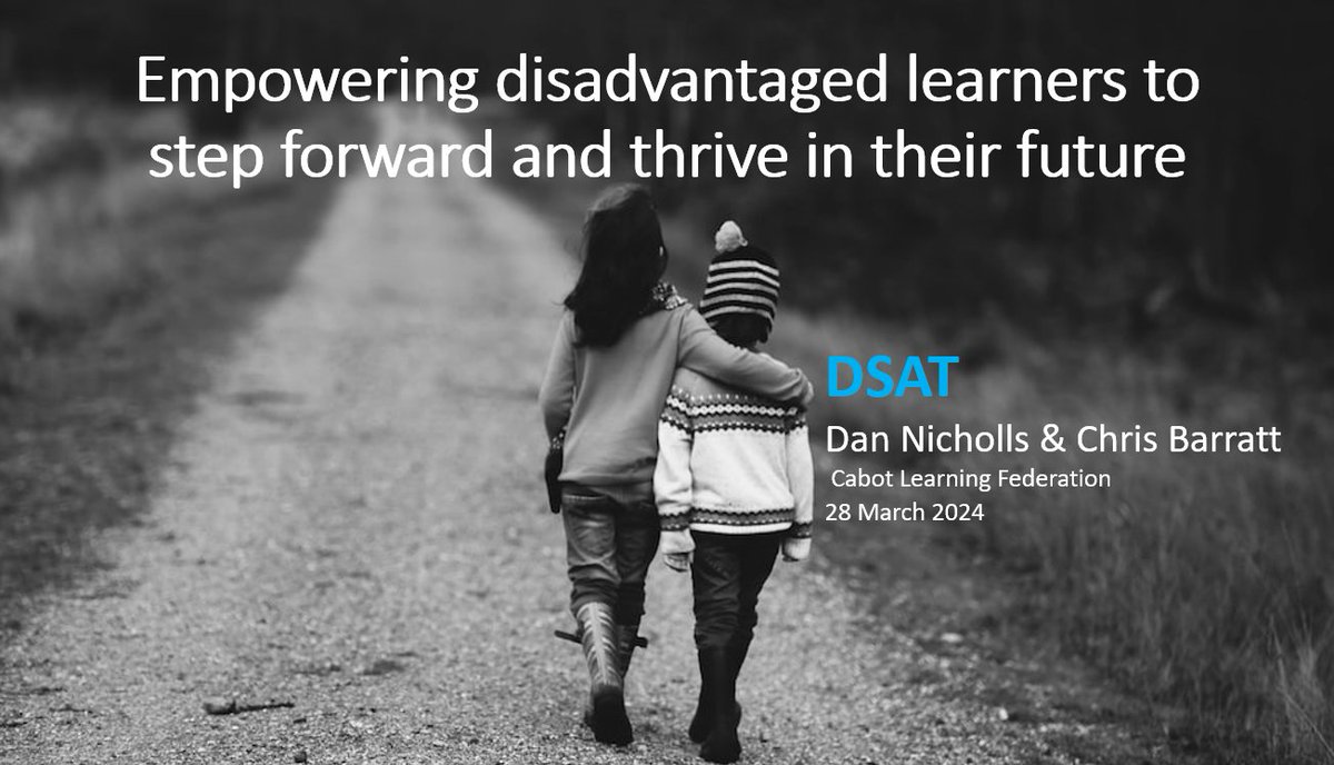 A real privilege to talk to an amazing group of educators at the DSAT conference with Chris Barratt from @SummerhillAcad1 Applying equity to close gaps and enable children to step forward and thrive in their future. #braver #fiercer #optimistically @Cabotfederation