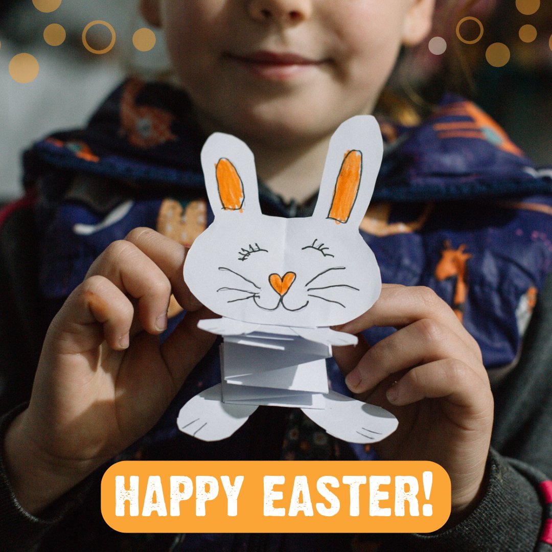 Happy Easter from Street Child! 🌼 Thank you for your continued generosity to ensure all children can access the life-changing education they deserve. Wishing you all a wonderful Easter 🧡