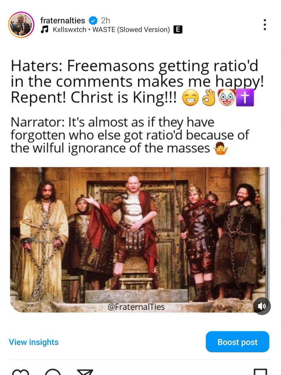 godfly's tweet image. "Hating on the Freemasons, so hot right now." —Mugatu #conspiracytheory