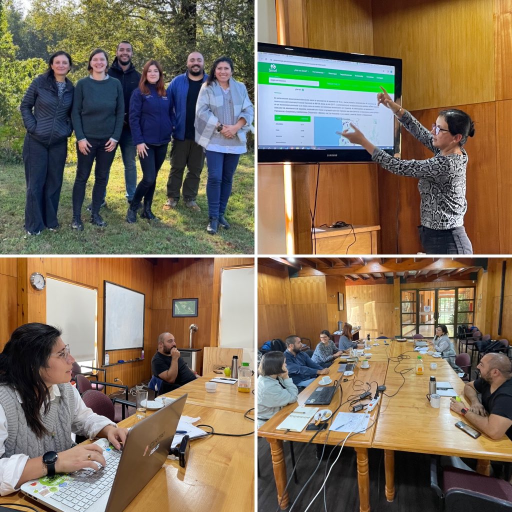 #EquipoSIMEF
🌳 En #Valdivia se realizó una nueva sesión de trabajo del Comité Técnico del #SIMEF conformado por profesionales de #INFOR #CONAF y #CIREN