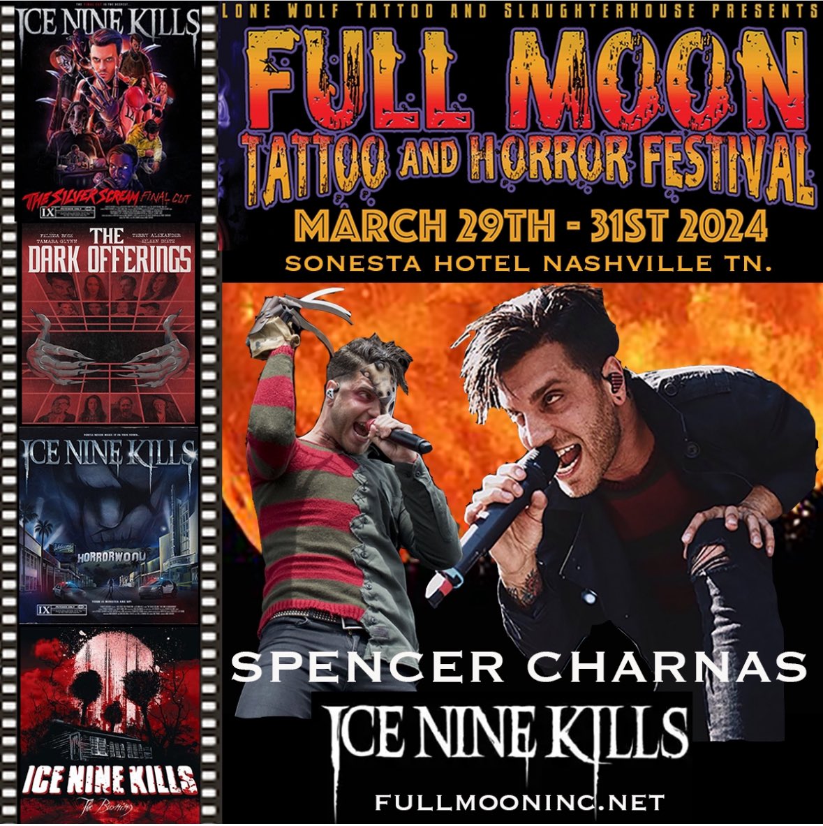 NASHVILLE! See you psychos this weekend at @FullMoonNash 🤠🪓 Tickets and photo ops at: fullmooninc.net