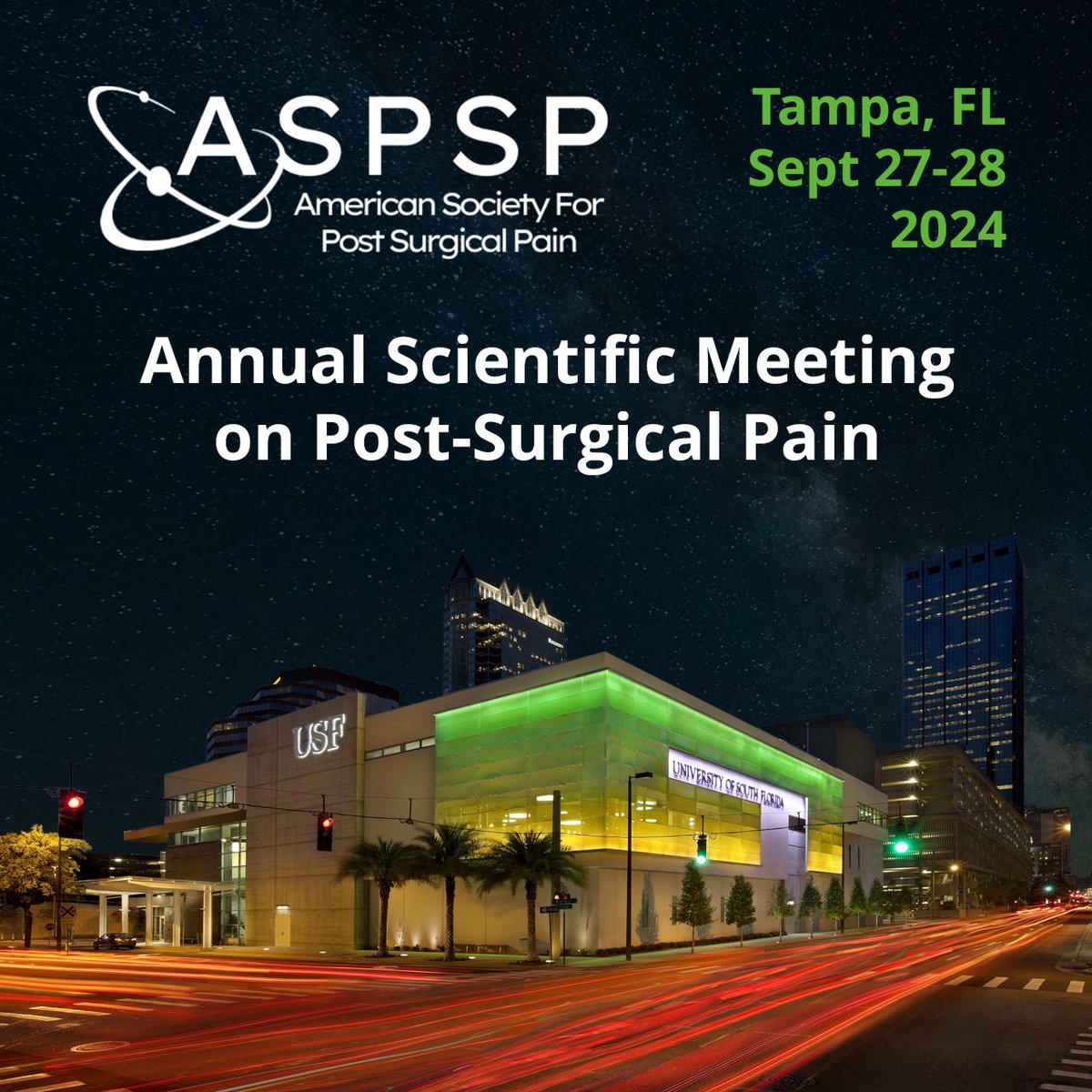 Mark your calendar 📆 The only conference that exclusively focuses on Acute, Sub-acute and Chronic Post-Surgical Pain Management will be held in the beautify city of Tampa, Florida!! Registration is NOW OPEN!!➡️ postsurgicalpain.org/aspsp-conferen… postsurgicalpain.org/aspsp-conferen…