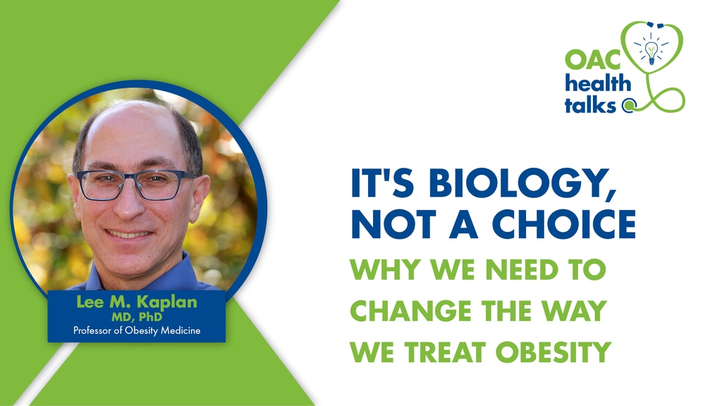 📣 TONIGHT! March 28th at 7 PM EST. Join us for this month's OAC's Health Talk 'It's Biology, NOT Choice!' 🧠🧬 Streaming on OAC's YouTube Channel: youtube.com/@ObesityAction