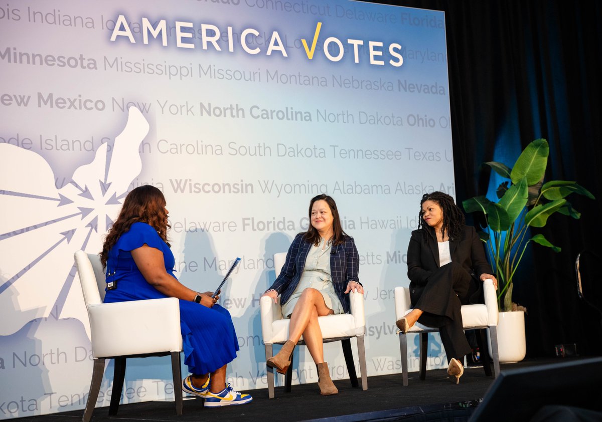 Great to hear from representatives of the Biden Harris administration about how our progressive coalition can help make progress possible and deliver for all Americans. Thank you for joining us at the State Summit, @emmyruiz46 and Erin S. Wilson!