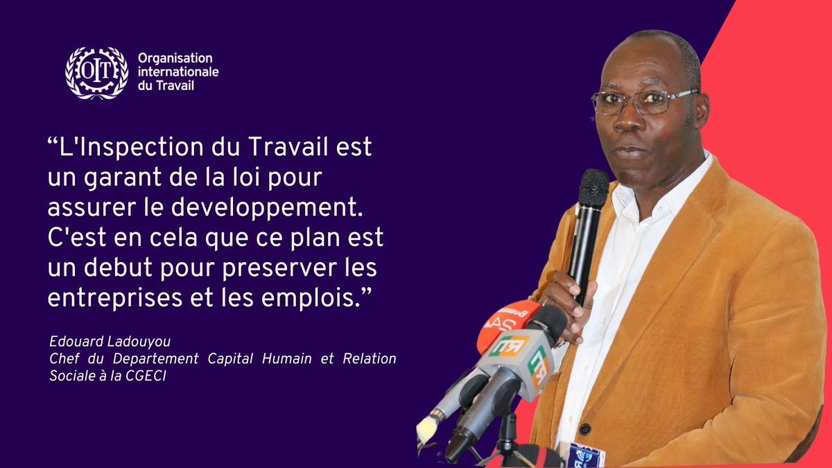 Le Ministère de l'Emploi et de la Protection Sociale de la Côte d'Ivoire a officiellement lancé la première planification stratégique globale pour la conformité, avec le soutien de l'Organisation internationale du Travail via #ACCELAfrica, ENACTE et T4DW. #SST