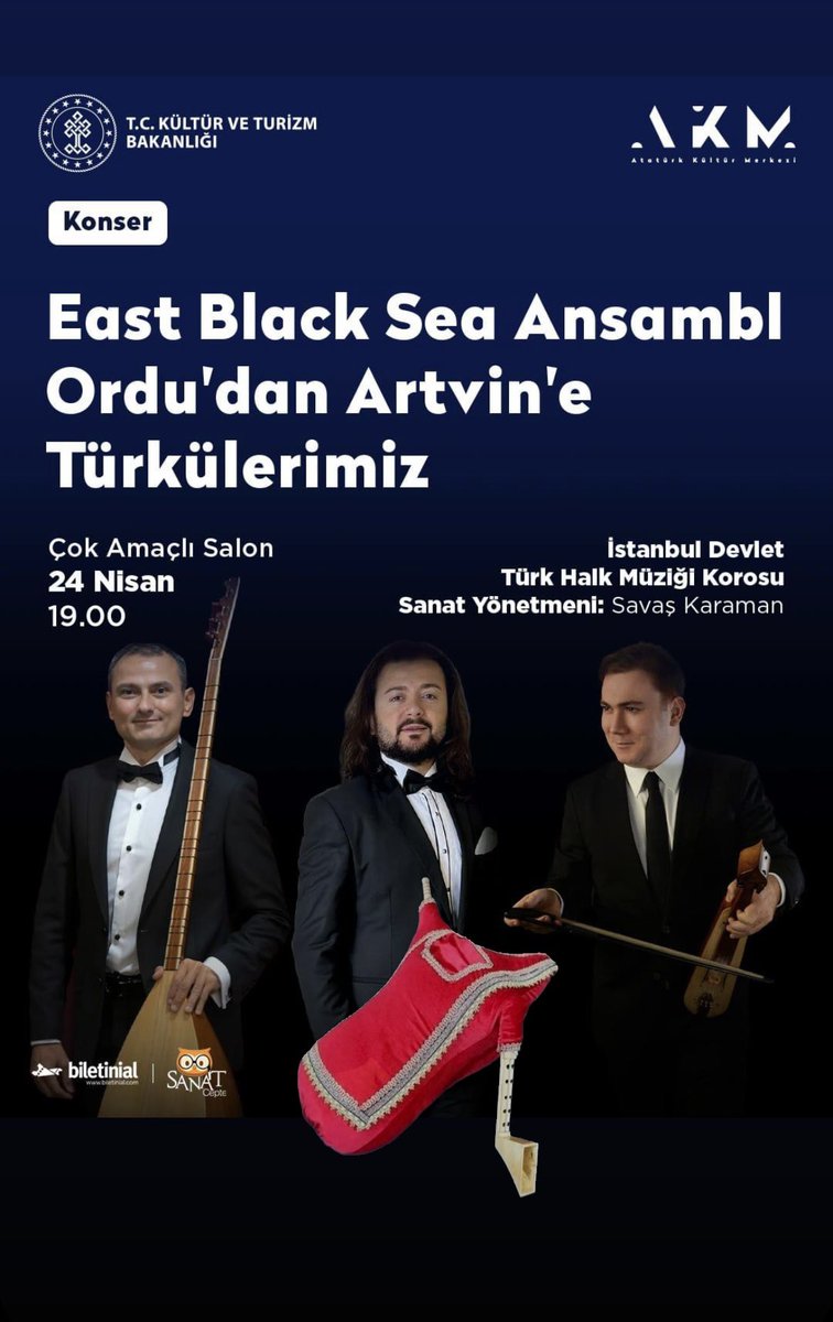 rizacanozel52's tweet photo. Ordu’dan Artvin’e Türkülerimiz Konseri 
24 Nisan Çarşamba saat 19:00’da İstanbul AKM’de. 

Prömiyerini yapacağımız bu konserde
 “Kadim Kaydelerin”sesine hep birlikte kulak vereceğiz.

Sevgi ve Saygılarımla..
Rıza Can Özel https://t.co/a82jTH7vr2