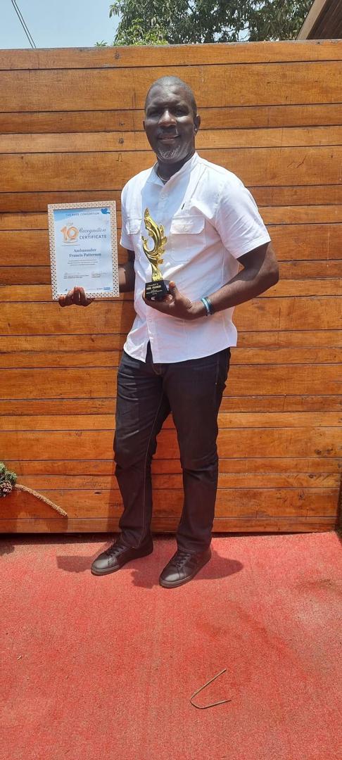 ICPNC’s  Francis Patterson has won the 2023/2024 National Peace Message Competition for his song titled 'WE WANT PEACE'
The  Competition was organised by Base Consortium, with the aim of strengthening peace building in S/ Leone through peace messages- video/drama, music etc