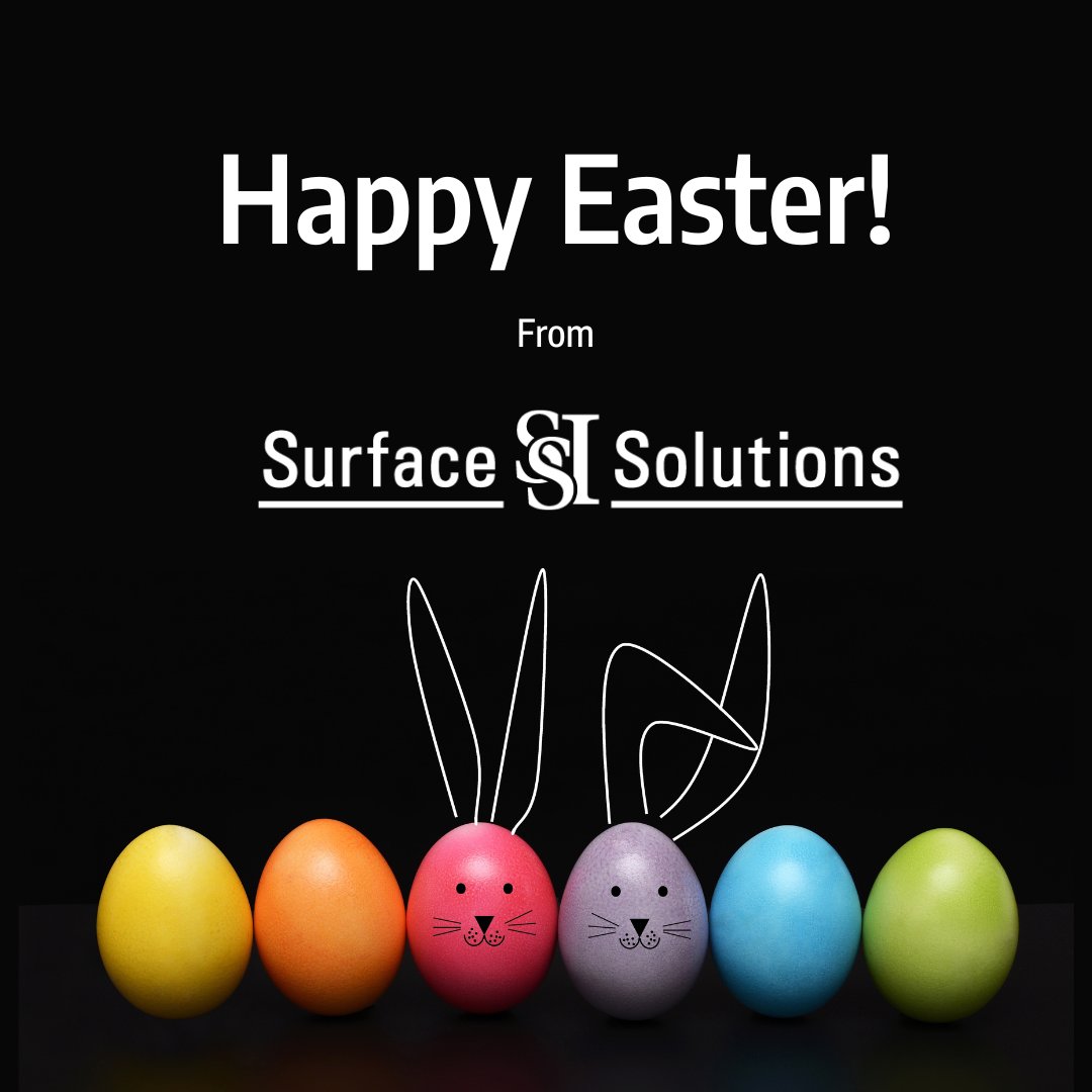 Surface Solutions is wishing a safe and relaxing Easter weekend! - 💻: surfacesolutions.ca - 📲 : 780-538-1074 - 📧 : office@surfacesolutions.ca