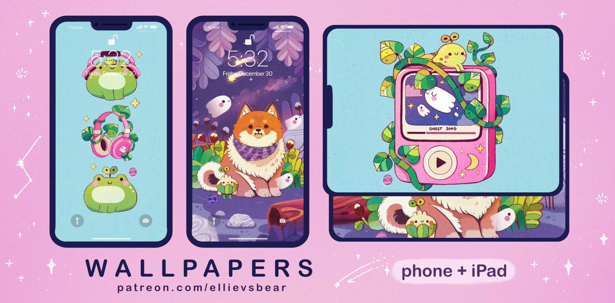 New wallpapers available on my Patreon ✨