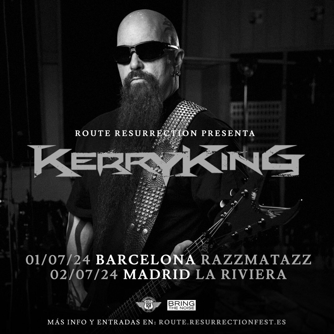 July 1st 2024 - Barcelona @RazzmatazzClubs July 2nd 2024 - Madrid La Riviera kerrykingofficial.com