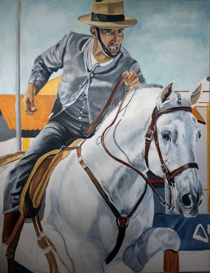 MandeighEquiArt's tweet photo. Starting to see some good progress now and getting to play a bit with the detail...
Oil on canvas from a ref pic by Carlos Hernani
More equine art at https://t.co/ULXsxsiJ9x
#workingequitation #art #artist #oilpainter https://t.co/hKDaVjGiwV