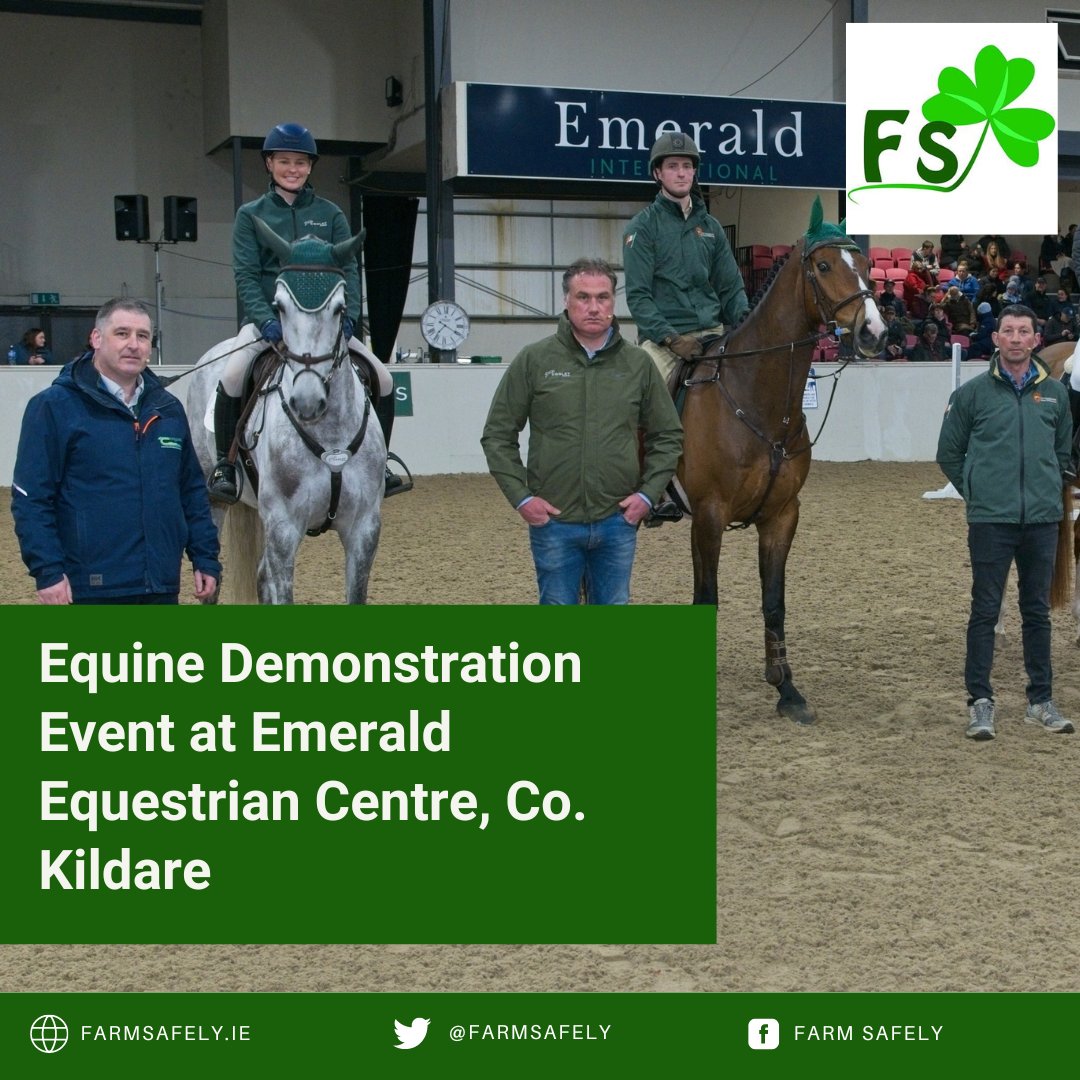 Equine Demonstration Event at Emerald Equestrian Centre, Co. Kildare

Read more: farmsafely.ie/equine-demonst…

#equistrianevent #countykildare #showhorses