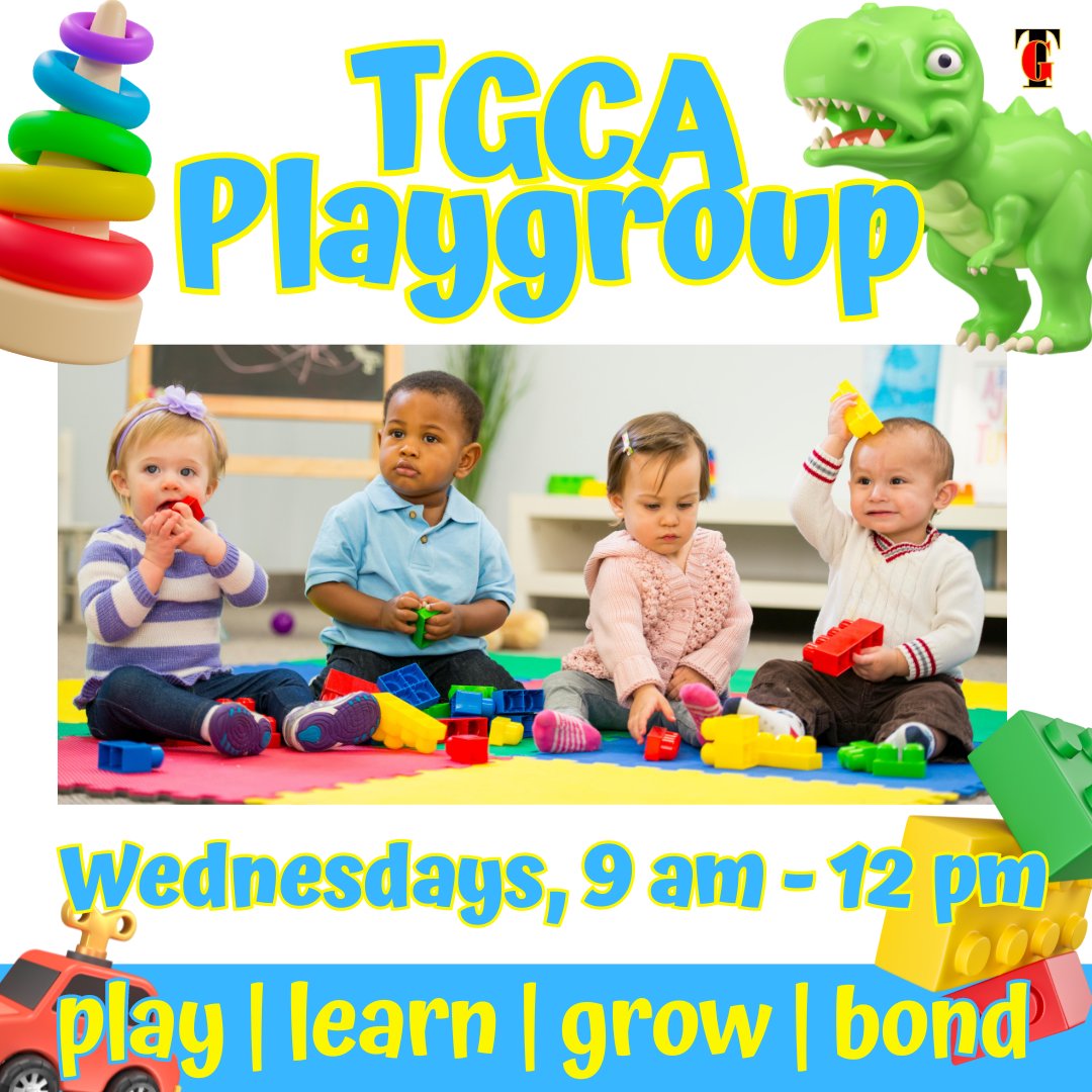 🧸🚂👨‍👧🧩Registration open until April 1. Join neighbouring families each Wednesday for the TGCA playgroup! This is a chance to build skills with your child and make connections in the neighbourhood. Info and online registration here: tgcacalgary.com/youth-programs… #yyc #kidsprogram