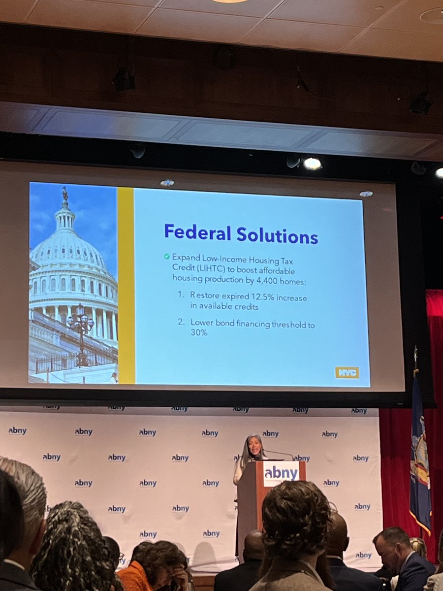 Thrilled to join @ABetterNY this a.m. to hear from NYC Deputy Mayor @MTorresSpringer on NYC's commitment to using new & innovative ways to increase housing stock citywide. We were just in Albany talking to NYS legislators about steps the city needs them to take to do just that!