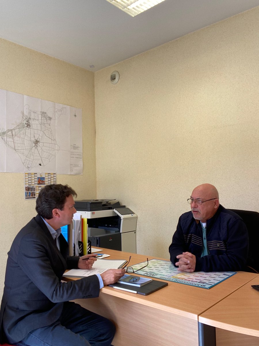 Rencontre avec Jean-François Bouchard, nouveau maire de Montliot-et-Courcelles. Il peut compter sur l‘aide et le soutien de l’association des maires de la Côte-d’Or (AMF21). @l_amf @PresidentAmf