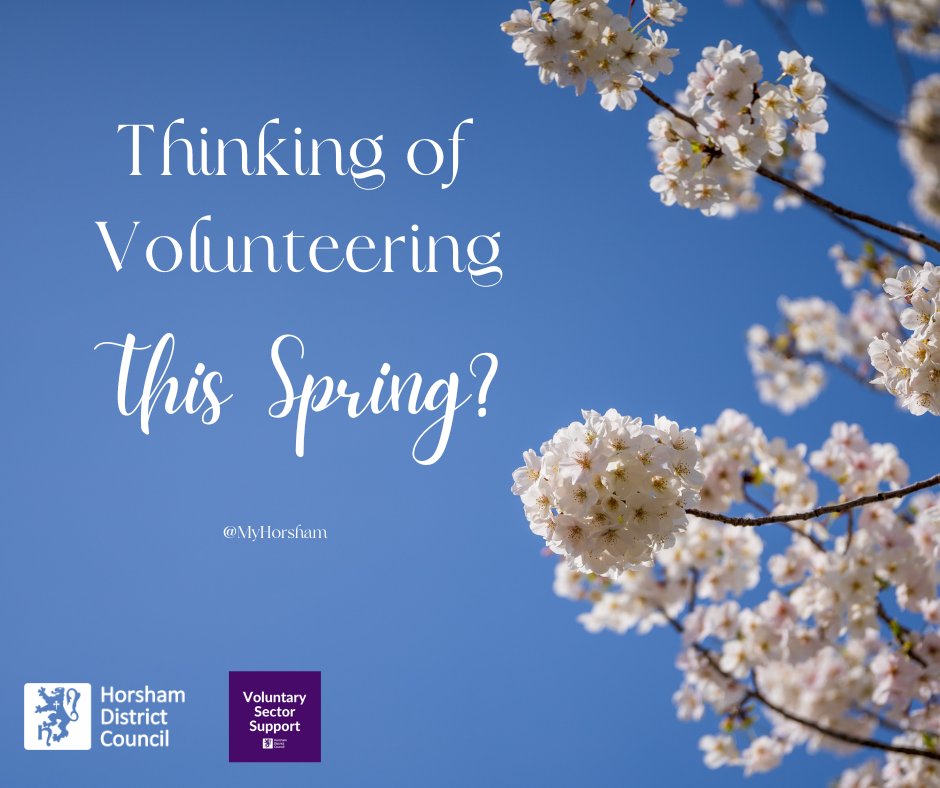 Are you thinking about volunteering, but not sure how to get involved? Take a look at our website, where you can find a range of volunteering roles that you can do across Horsham District. There are currently over 130 roles available take a look here: orlo.uk/J0x3o