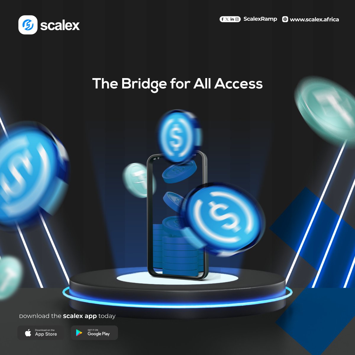 Have you used the Scalex Bridge today?

You can easily deposit and 'cashout' your funds to your bank in minutes without the need for a middleman.

Take advantage of today’s market trends!

#Scalex