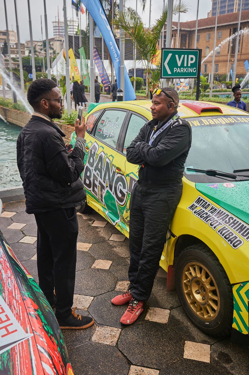 Behind every great driver is a dedicated team of engineers, mechanics, and support staff that make sure the vehicles are optimised and ready for racing. #BangbetWRC Bangbet At Naivasha