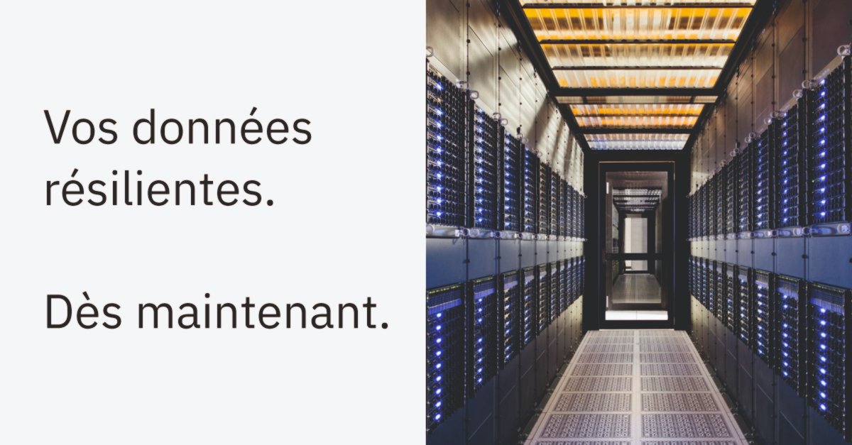 Groupe_ACMI's tweet image. Vous souhaitez renforcer la résilience de vos données sans compromettre votre budget ?
Découvrez 𝗙𝗹𝗮𝘀𝗵𝗦𝘆𝘀𝘁𝗲𝗺 𝗲𝗻 𝗮𝗰𝘁𝗶𝗼𝗻 ! Nous vous proposons une démonstration gratuite et personnalisée de 30mn, à choisir parmi 6 scénarios.
ibm.com/fr-fr/flashsys…