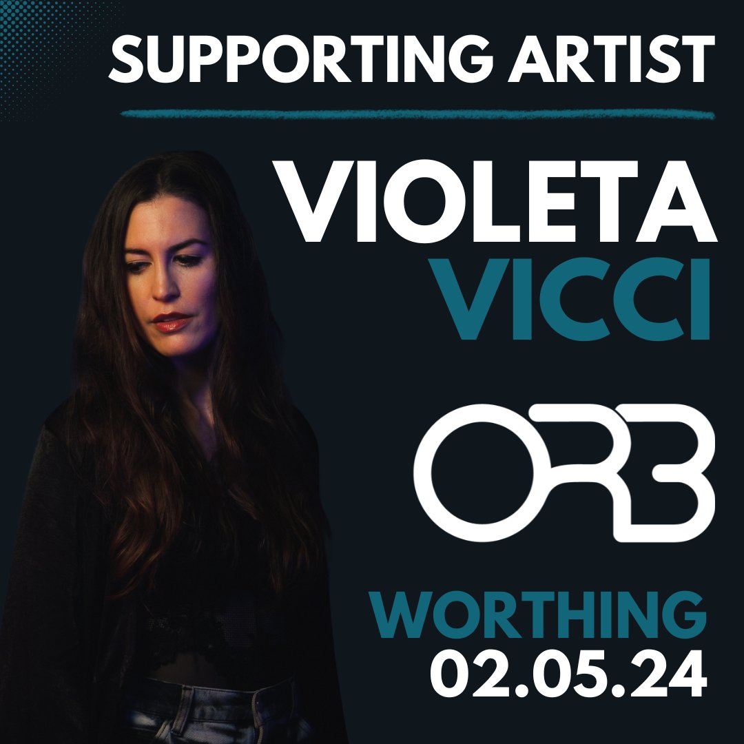 SUPPORT ARTIST ANNOUNCEMENT 𝗧𝗛𝗘 𝗢𝗥𝗕 (𝗦𝗘𝗟𝗟𝗜𝗡𝗚 𝗙𝗔𝗦𝗧) 🔮 WORTHING // THU 02 MAY 2024 Contemporary violinist, vocalist and composer @VioletaVicci will be your opening act ahead of electronic pioneers @Orbinfo. 80% sold, don't hang around 👉 thefactorylive.co.uk/event/the-orb