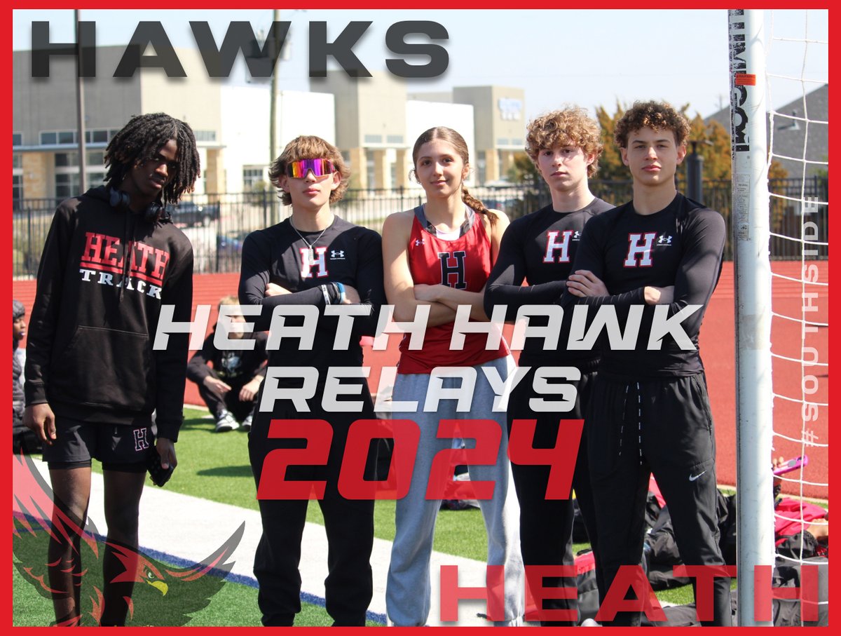 ITS MEET DAY!! Come out and support the Hawks at the Heath Hawk Relays. Field Events: 1:00 pm Running: 5:30 pm 📍Wilkerson Sanderson Stadium