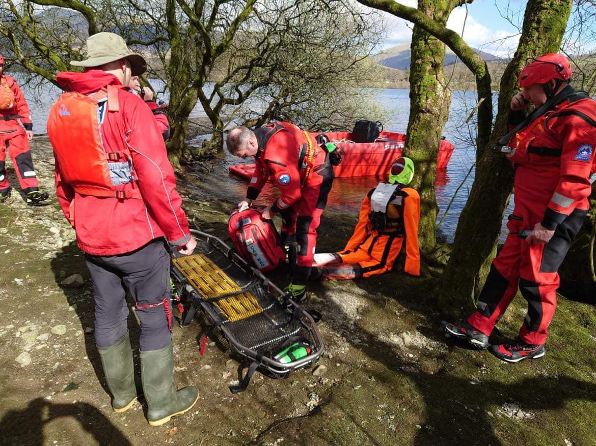 Not many people know that HM Coastguard also has search-and-rescue responsibilities for some inland waters. This includes Windermere and Derwentwater in the Lake District, where Coastguards trained last weekend alongside Keswick Mountain Rescue Team and @CumbriaFire.