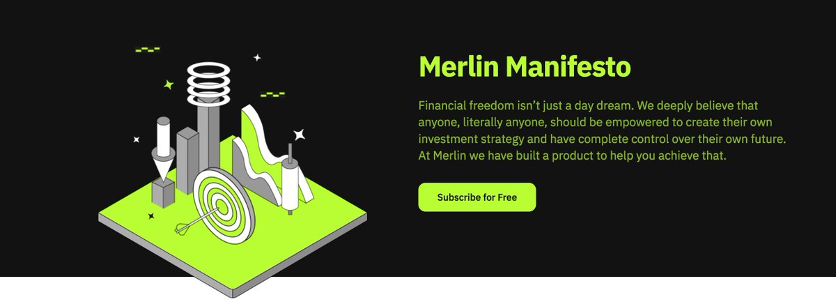 MERLIN MANIFESTO #FinancialFreedom isn’t just a day dream for us. We believe that everybody should be empowered to have complete control over their own future! Discover how 👇🏻 merlininvestor.com/about