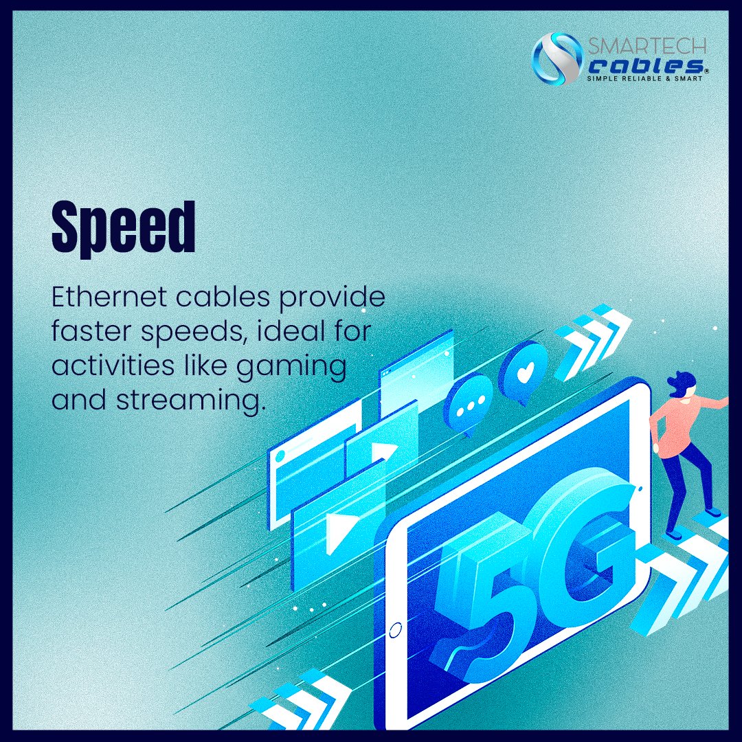 smartechcables's tweet image. #HighSpeed Ethernet Cables provide faster speed, ideal for activities like gaming and streaming.
. .
.
. .
.
#StructureCabling #Fast #Internet #streaming #NetworkSecurity