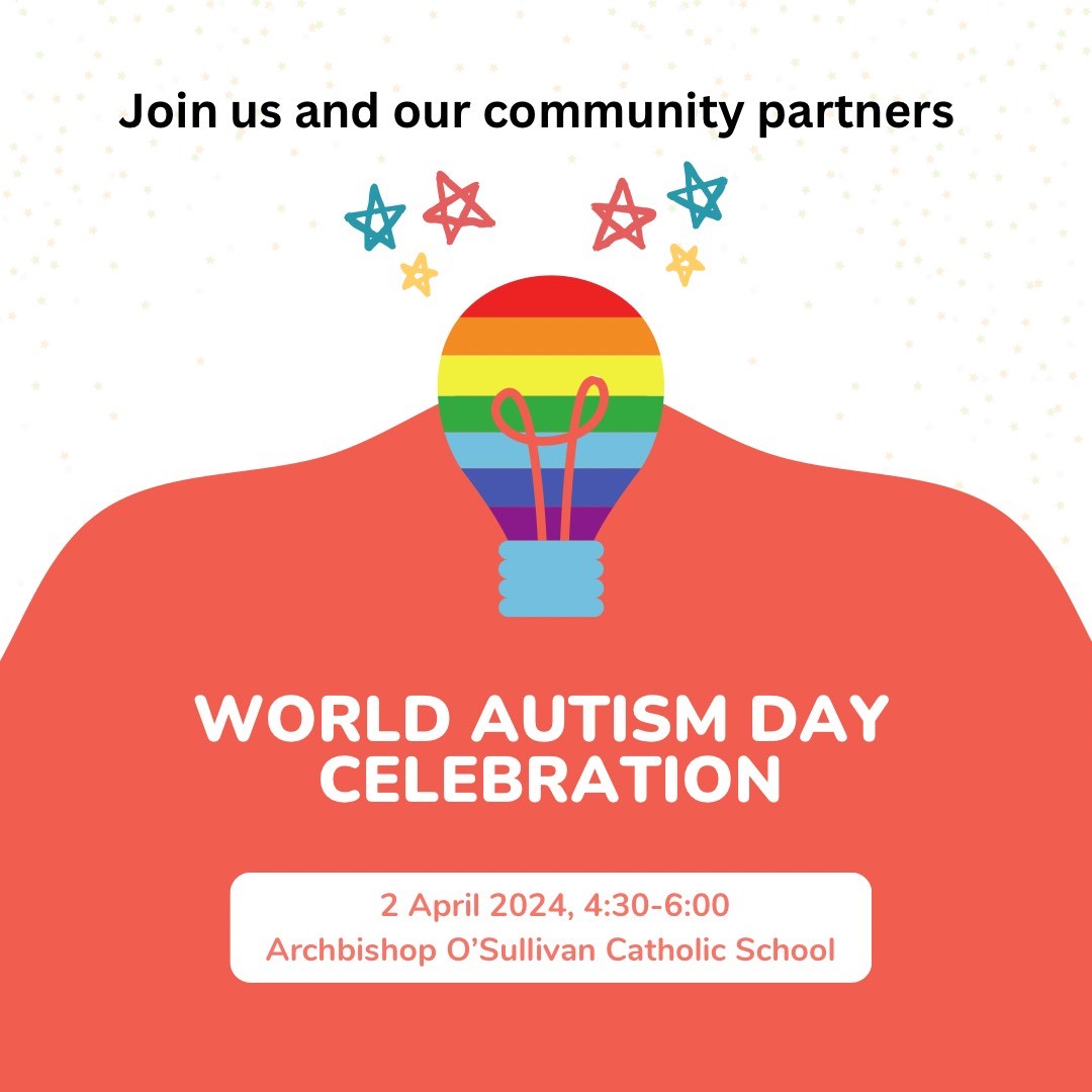 Join us and our community partners for a special FREE event in honour of World Autism Day on April 2, 2024! 
Together, we can create a more inclusive and supportive community for autistics and their families.
