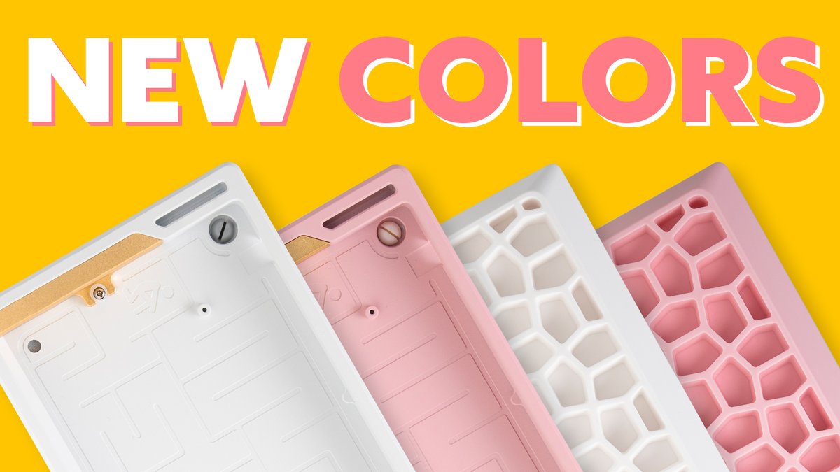 ✨It is time for your setup to be poppin' off! ✨ With the new just white & pink blossom Alumaze60's and wrist rests your setup will be either super clean or cute af! 🤗 ➡️ Video youtu.be/77Z5rz3oq7o Get the products here ⌨️ Alumaze60 wooting.io/product/alumaz… 💪 Wrist Rests…