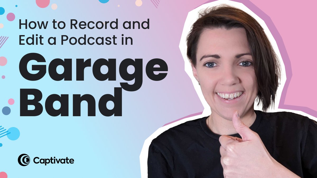 Just published a #YouTube video on @CaptivateAudio's channel 🎉 How to record & edit #podcast episodes like a pro in GarageBand 😎 I walk you through ALL the steps involved so that you feel confident using it for your podcast in no time at all 👉 youtube.com/watch?v=YzCQz8… Enjoy!