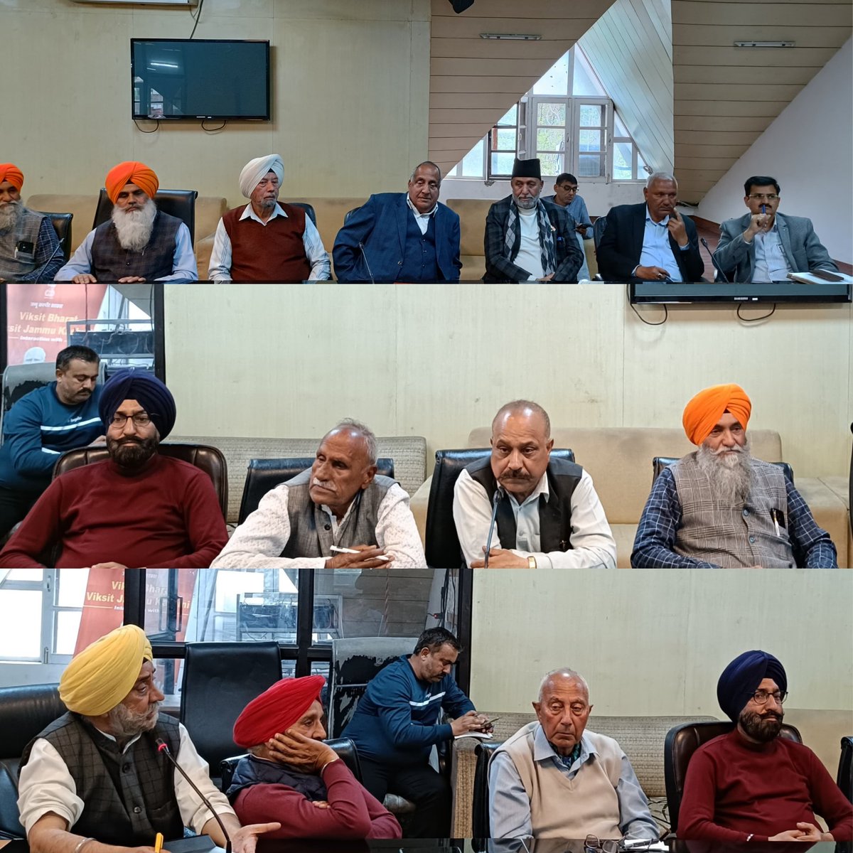 Today chaired a meeting of line departments and community leaders to review the preparations for celebrations of forthcoming festivals viz; Shab-e-Qader, Navratra, Eid-Ul-Fitar and Baisakhi in the District. @diprjk @yasinc_ias