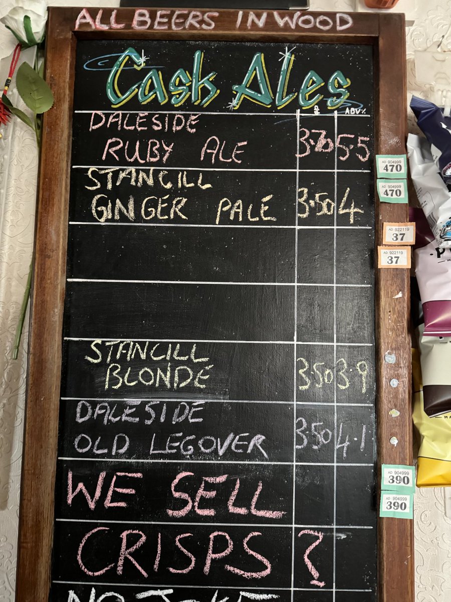 Now this is a good start to Bank Holiday weekend With ⁦@DalesideBrewery⁩ Ruby Ale at 5.5% first time for us in #Wood & the ever popular ⁦@StancillBrewery⁩ Ginger Pale 4.0% What more can you say