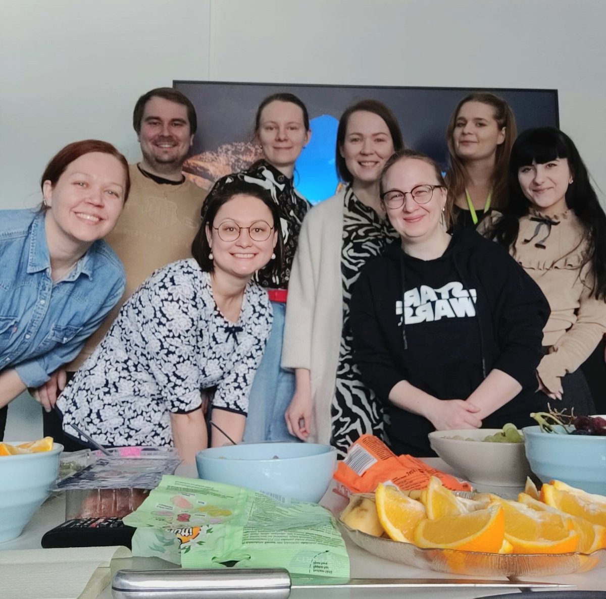 Anna-Kaisa Ruotsalainen (@annaruotsal) on Twitter photo What a beautiful sunny spring day today and a tasty breakfast/brunch with Easter delicacies delighted our team meeting 😋 Happy Easter everyone! 🐣🐰 <a href="/Kettu_S/">Sanna Kettunen</a> <a href="/kristahokkanen/">Krista Hokkanen</a> <a href="/RikuKiviluoto/">Riku Kiviluoto</a> <a href="/SYHLab/">Ylä-Herttuala Lab</a> #teamwork #ourteam #cardiometabolicresearch #vascularmetabolicresearch What a beautiful sunny spring day today and a tasty breakfast/brunch with Easter delicacies delighted our team meeting 😋 Happy Easter everyone! 🐣🐰 <a href="/Kettu_S/">Sanna Kettunen</a> <a href="/kristahokkanen/">Krista Hokkanen</a> <a href="/RikuKiviluoto/">Riku Kiviluoto</a> <a href="/SYHLab/">Ylä-Herttuala Lab</a> #teamwork #ourteam #cardiometabolicresearch #vascularmetabolicresearch