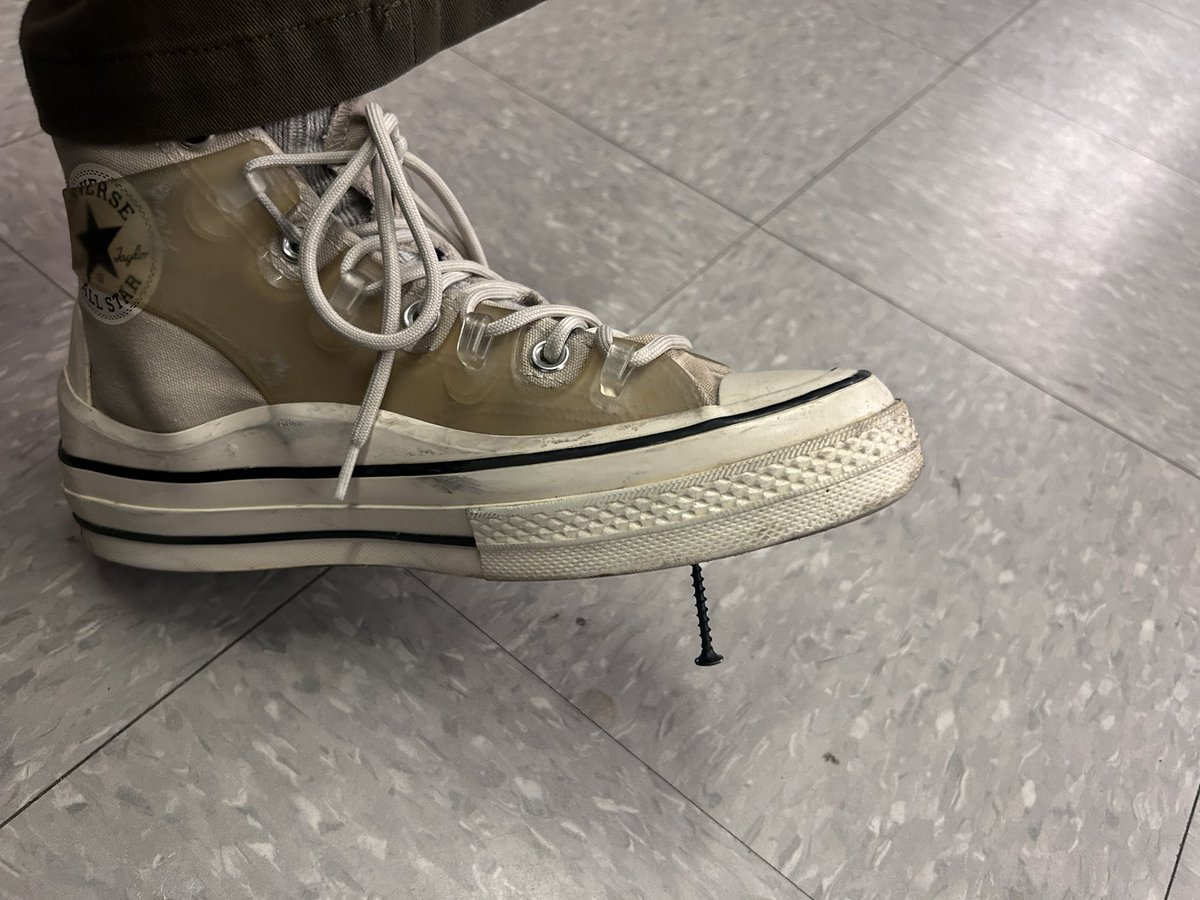 Something really unique would have happened to me at school today if i walked 3 more steps and didn’t check what was on the bottom of my shoe