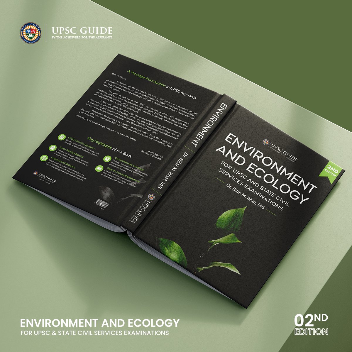 DrBilalbhatIAS's tweet image. 🌱 Excited to Share 🌱

With immense gratitude, I announce the launch of my book “Environment and Ecology for UPSC CSE.” A humble effort to assist UPSC aspirants in navigating the complexities of environment and ecology. 📚
Your support means the world: amzn.to/4axLU0t
