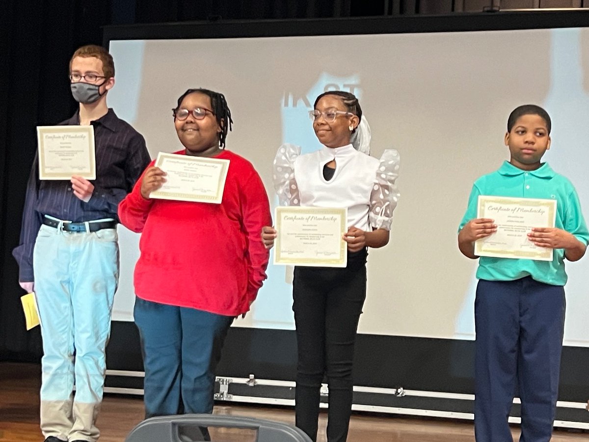 Congratulations to our newest members of Junior Beta Club and Senior Beta Club. Your hard work and commitment to excellence is paying dividends! Special thanks to VCS School Board member Mrs. Gloria J. White for attending our ceremony. Your support is greatly appreciated.