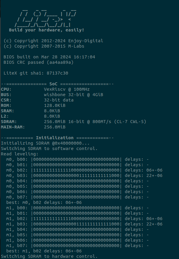 Testing the 100$ QMTech Wukong board which seems to be a very nice alternative to the @DigilentInc Arty A7 that is now a bit expensive (>300$ 🥲). Also has: - 1Gbps Ethernet instead of 100Mbps. - HDMI Video Out. - SDRAM (in addition of DDR3). - 40 pins connector for extensions.